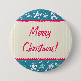 Individuelle Schneeflocken und Geschenke Button