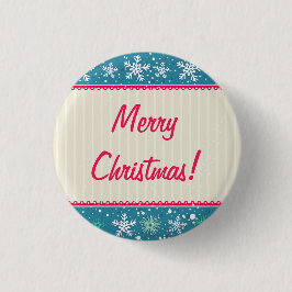 Individuelle Schneeflocken und Geschenke Button