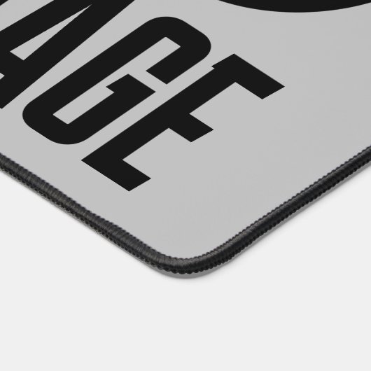 Individuelle Schreibtischmatte für Garage oder men (Ecke)