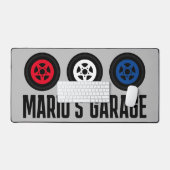 Individuelle Schreibtischmatte für Garage oder men (Tastatur & Maus)