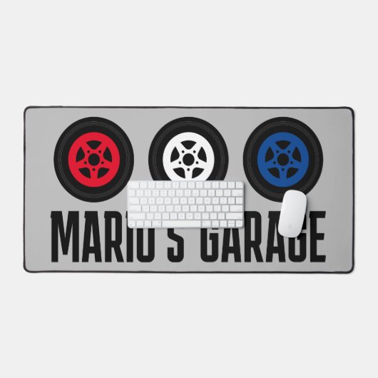 Individuelle Schreibtischmatte für Garage oder men (Tastatur & Maus)