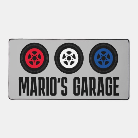 Individuelle Schreibtischmatte für Garage oder men (Vorderseite)