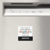 Individuelle Schulbusfahrerbewertung Funny Gift Magnet (In Situ (Geschirrspüler))