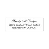 Individuelle Signatur - Persönliche Rücksendeadres Permastempel (Design)