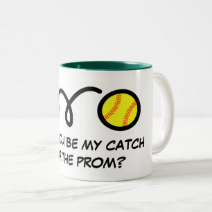 Individuelle Softball-Angebot oder Hoco-Tasse Gesc Zweifarbige Tasse