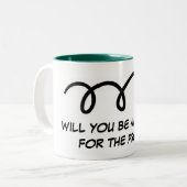 Individuelle Softball-Angebot oder Hoco-Tasse Gesc Zweifarbige Tasse (Vorderseite Links)