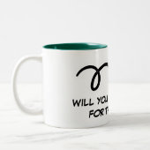 Individuelle Softball-Angebot oder Hoco-Tasse Gesc Zweifarbige Tasse (Links)