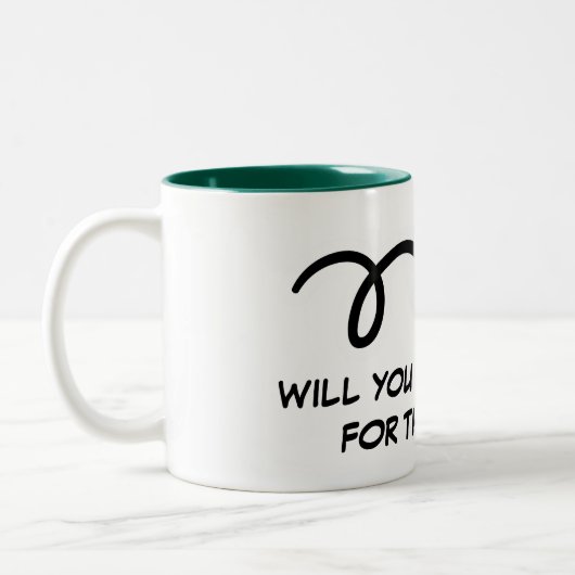 Individuelle Softball-Angebot oder Hoco-Tasse Gesc Zweifarbige Tasse (Links)