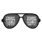 Individuelle Sonnenbrille im Party OUTTA (Vorderseite)