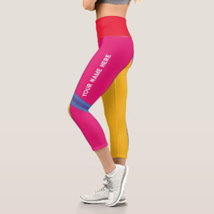 Individuelle Sportarten Ihr Name/Ihre CLUB-Legging Capri Leggings