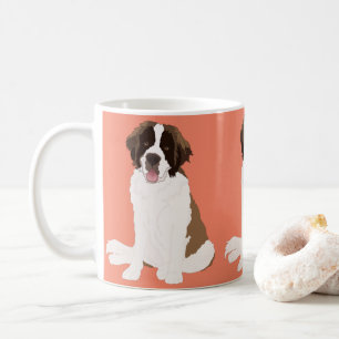 Individuelle St-Bernard-Tasse Kaffeetasse