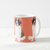 Individuelle St-Bernard-Tasse Kaffeetasse (VorderseiteRechts)