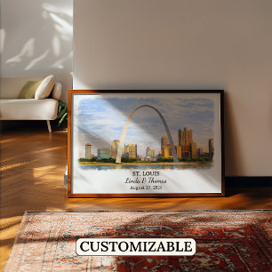 Individuelle St. Louis Wandkunst, Missouri Poster