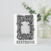 INDIVIDUELLE Standards inkorporiert von Nietzsche Postkarte (Stehend Vorderseite)