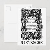 INDIVIDUELLE Standards inkorporiert von Nietzsche Postkarte (Vorne/Hinten)