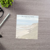 Individuelle Strandreisen für Fotos Notizblock