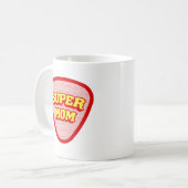 Individuelle Super-Mama-Kaffeetasse - Muttertagsge Kaffeetasse (Vorderseite Links)