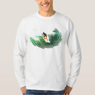 Individuelle Surfer Trendy Template Elegant Modern T-Shirt