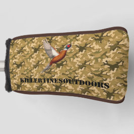 individuelle Tarnhaubenabdeckung für Putter. Golf Headcover