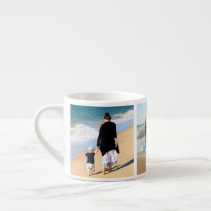 Individuelle Tasse der Espresso-Familienfotografie