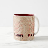 Individuelle Tasse-Designs auf Zazzle: Innovativer Zweifarbige Tasse (VorderseiteRechts)