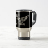 Individuelle Tasse FLY HIGH - wählen Sie Stil & Fa (VorderseiteRechts)