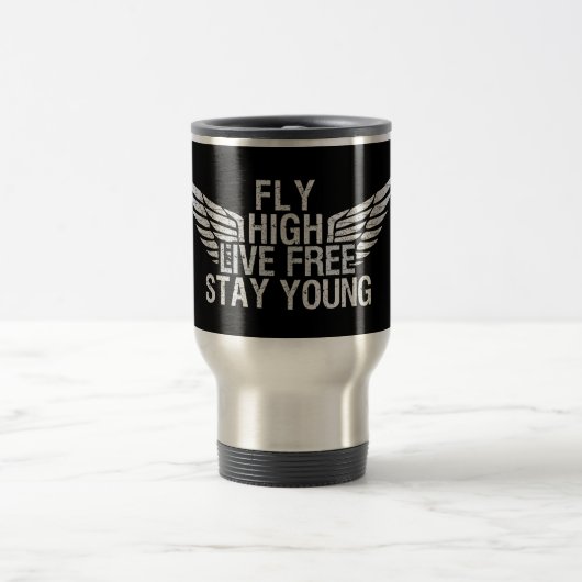 Individuelle Tasse FLY HIGH - wählen Sie Stil & Fa (Mittel)