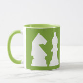 Individuelle Tasse von CHESS für Monogramm und Far (Links)