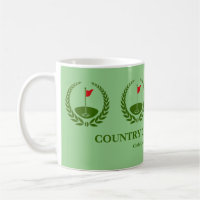 Individuelle Tasse von Golfclub-Mitgliedern