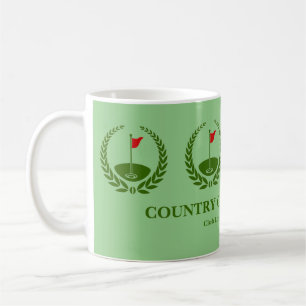 Individuelle Tasse von Golfclub-Mitgliedern