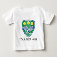 Individuelle Tennis Club T Shirts Babykleidung