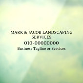 Individuelle Text Business Display Services Kfz-LK Fensteraufkleber (Blatt 3)