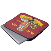 Individuelle Text Movie Buff Laptop Ärmel Laptopschutzhülle (Vorne Knopf)