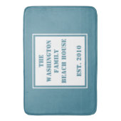 Individuelle Text- und Color Beach House Badmatten Badematte (Vorderseite Vertikal)