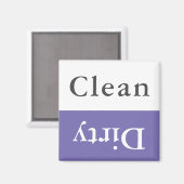 Individuelle Text- und Farbreinigung Geschirrspülm Magnet (Vorderseite/Rückseite)