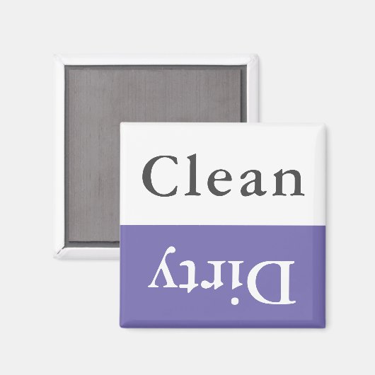 Individuelle Text- und Farbreinigung Geschirrspülm Magnet (Vorderseite/Rückseite)