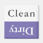 Individuelle Text- und Farbreinigung Geschirrspülm Magnet (Vorne)