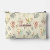 Individuelle Textklassik rustikale Wildblumen Bran Zubehörtasche (Vorderseite)
