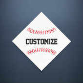 Individuelle Textsportarten für Baseball-Party ode Serviette
