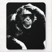 Individuelle Thinking Ape Pop Art Modernes Templat Mousepad (Vorne)