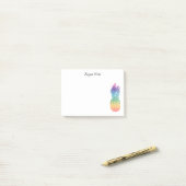 Individuelle tropische Ananas-Früchte Post-it®-Not Post-it Klebezettel (Auf Schreibtisch)