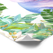 Individuelle tropische Jungtiere Willkommen Poster (Ecke)