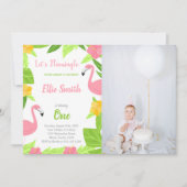 Individuelle tropische Party Einladungen für Kinde (Vorderseite)