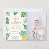 Individuelle tropische Party Einladungen für Kinde (Vorderseite)