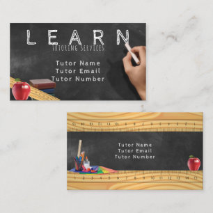 Individuelle Tutor-/Lehrer-Visitenkarte Visitenkarte