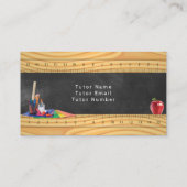 Individuelle Tutor-/Lehrer-Visitenkarte Visitenkarte (Rückseite)