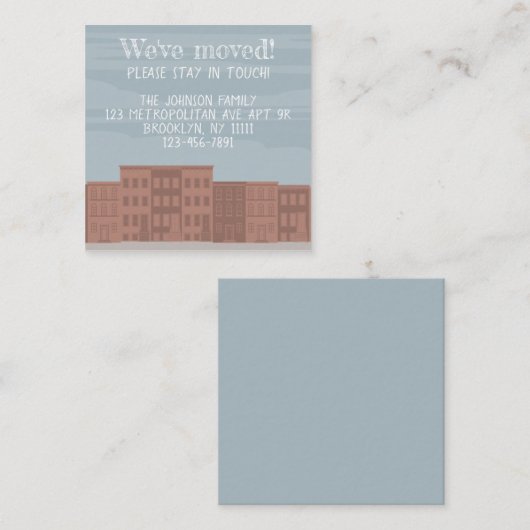 Individuelle Umschließkarte mit Braunstein Begleitkarte (Vorne/Hinten)