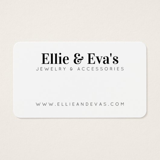 Individuelle und saubere, moderne Design-Visitenka (Vorderseite)