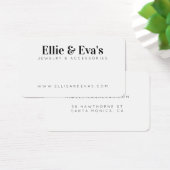 Individuelle und saubere, moderne Design-Visitenka (Schreibtisch)