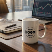 Individuelle Unternehmensmarkierung mit Firmenlogo Kaffeetasse
